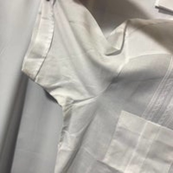 Oscar de La Renta Vintage Men's Shirt Short Sleeve Button Down  XL - Panama- - Picture 9 of 9